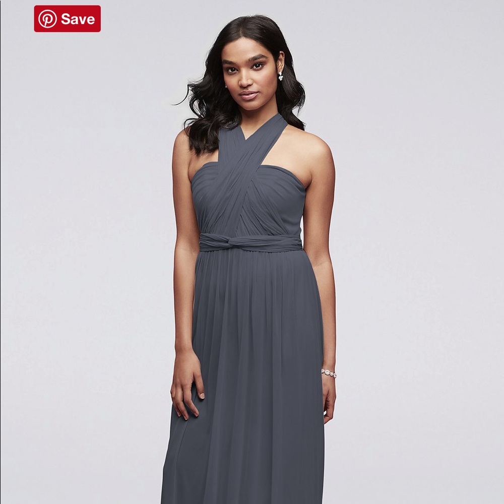 David’s Bridal Long Mesh Style Your Way Dress